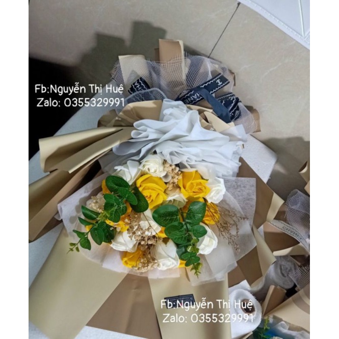 BÓ 30 BÔNG HOA SÁP MIX VIP