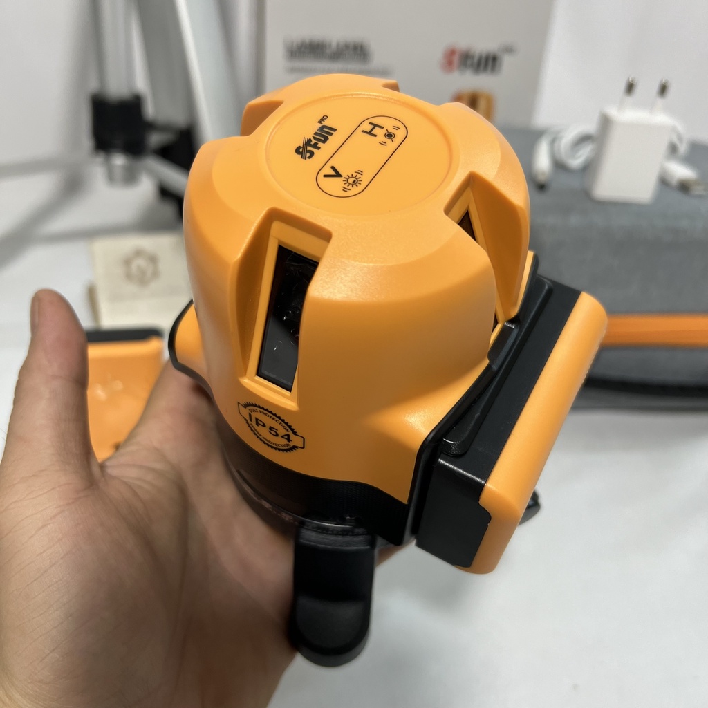 [Hãng Đức] Máy bắn cốt, cân bằng mực laser SAFUN SF-5900 5 tia xanh| Máy cân bằng mặt phẳng( Cam kết chính hãng)