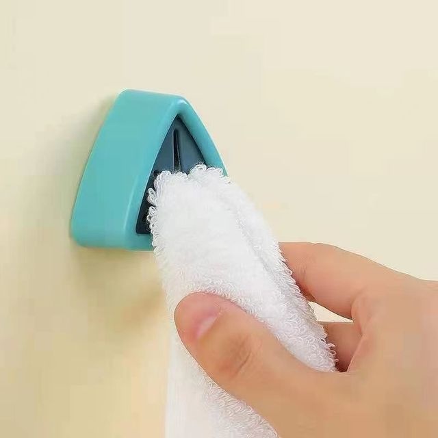 Giá Đỡ Treo Khăn Gắn Tường Tự Dính Tiện Dụng Cho Phòng Tắm / Nhà Bếp