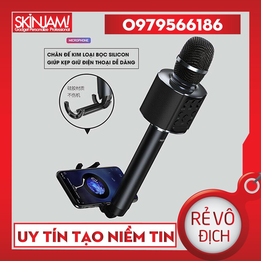 [Mã 151ELSALE hoàn 7% đơn 300K] | Míc Hát Karaoke | Micro Cầm Tay Bluetooth K05 Remax Mới Nhất 2021