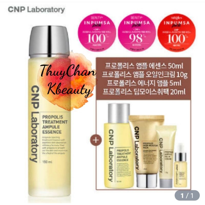 MS23  Nước thần chiết xuất keo ong CNP Propolis Ampule Essence 50ml, 150ml