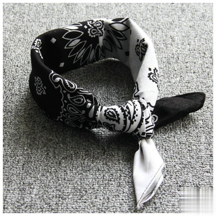 [Hàng Xịn, Giá Tốt] Khăn Bandana (Khăn Turban EXO) Nửa Màu Phong Cách Hàn Quốc Chất Liệu Cotton 55x55cm - Mã B004