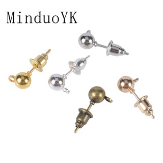 Set 50 ghim nối nút chặn 3-5mm cơ bản làm trang sức DIY 