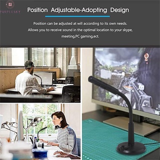 USB Microphone Recording USB Black For PC Desktop Laptop Mic Microphone