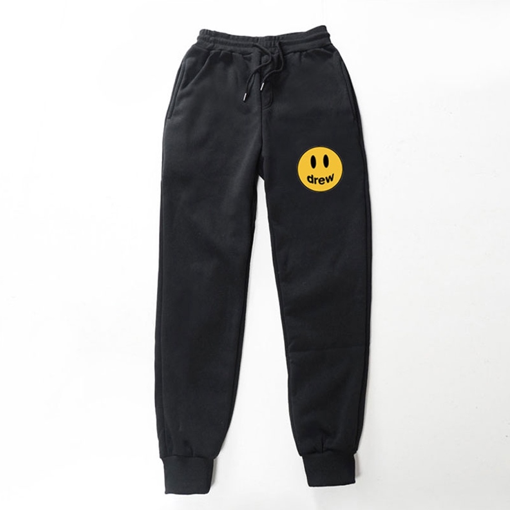 Quần Nữ Bo Gấu CUTEZOO Quần Jogger Drew cá tính 2 màu Đen Xám