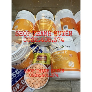 Viên ngậm bổ sung vitamin c của healthy care 500mg 500 viên