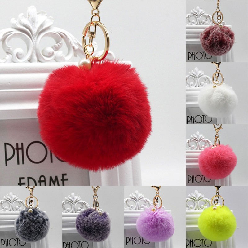 Móc Khóa Đính Ngọc Trai Nhân Tạo Xinh Xắn