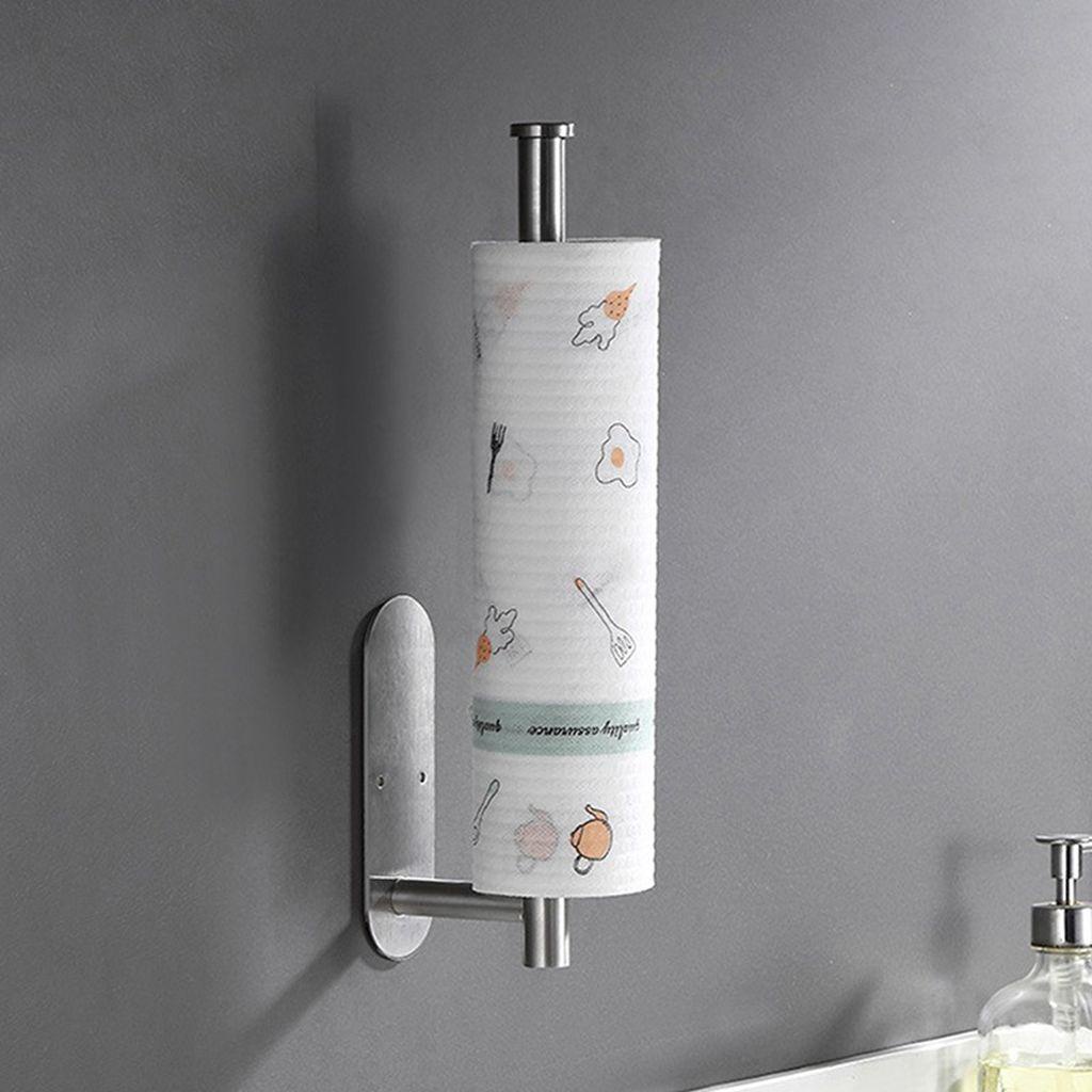 Giá Đỡ Cuộn Giấy Vệ Sinh Hai Ngăn Bằng Thép Không Gỉ Tiết Kiệm Không Gian Chất Lượng Cao