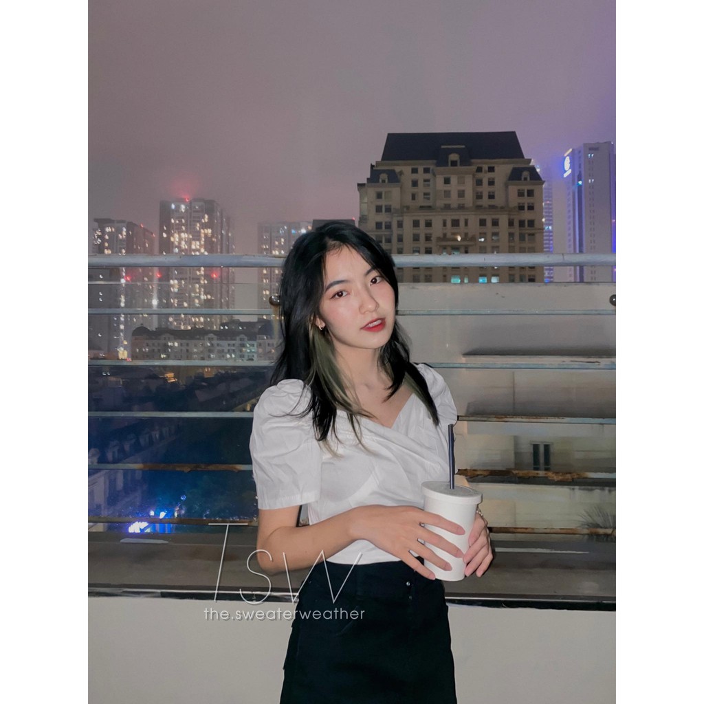 [Mã WASKT304 giảm 15% tối đa 30K đơn 99K] Áo thô croptop chéo ngực | BigBuy360 - bigbuy360.vn