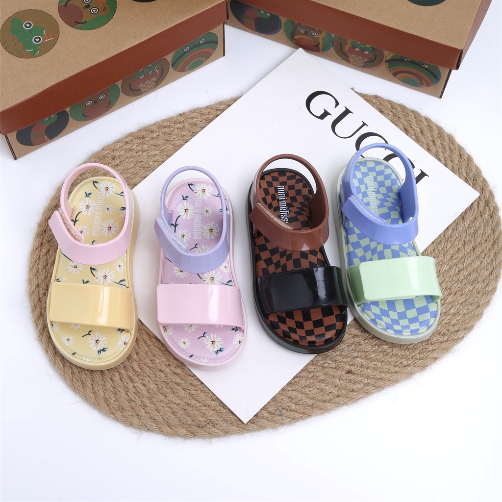 Spot 2022 men's treasure Melissa children's sandals jelly shoes boys' sandals beach shoes girls' sandals SH4M