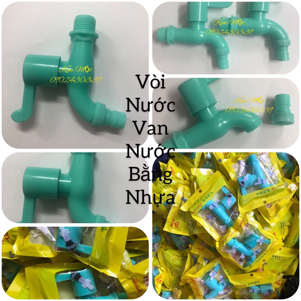 Vòi hồ, vòi nước , van nước bằng nhựa PVC cao cấp