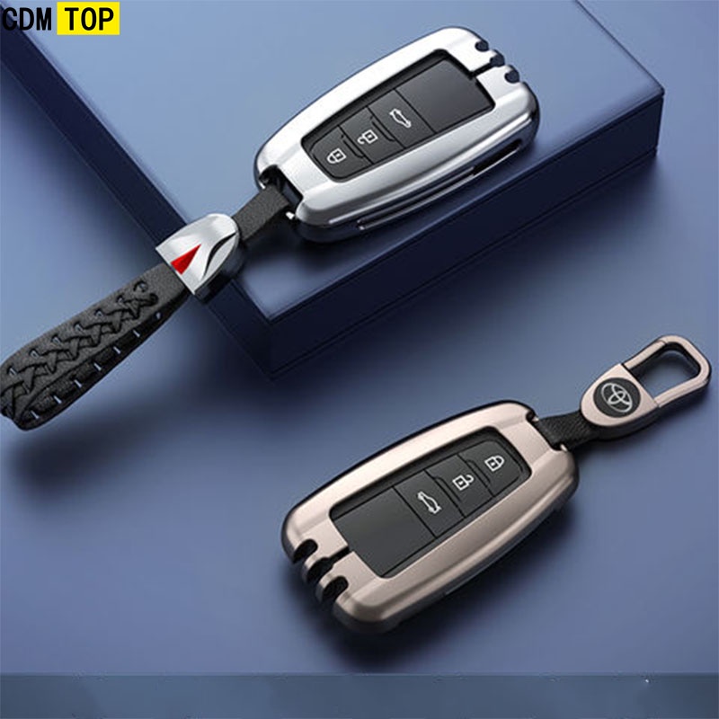 Vỏ Bọc Chìa Khóa Bằng Hợp Kim Kẽm Cho Xe Toyota C-hr Land Cruiser 200 Avensis Auris Corolla 2017 2018 2019 Toyota