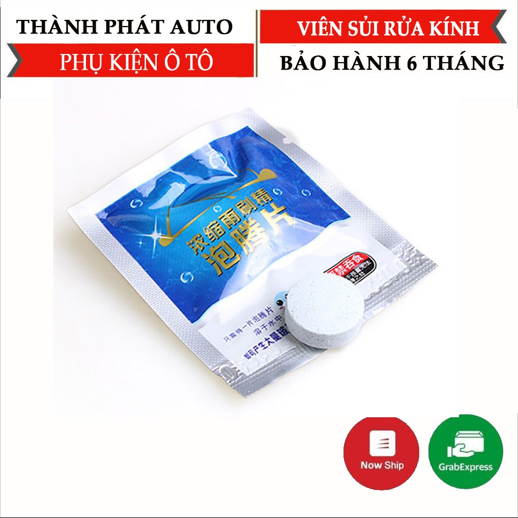 Viên Sủi Rửa Kính Ô Tô Xe Hơi Tiện Dụng (1 viên = 4L)