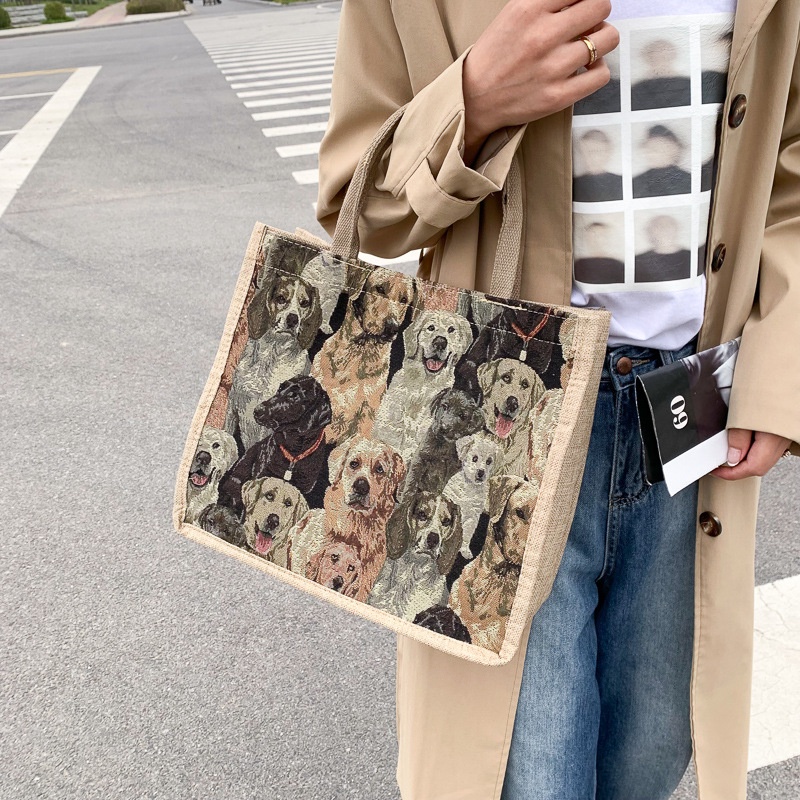 Túi cói mẫu phong cách phương Tây, Túi cói hàng loại 1 dày dặn