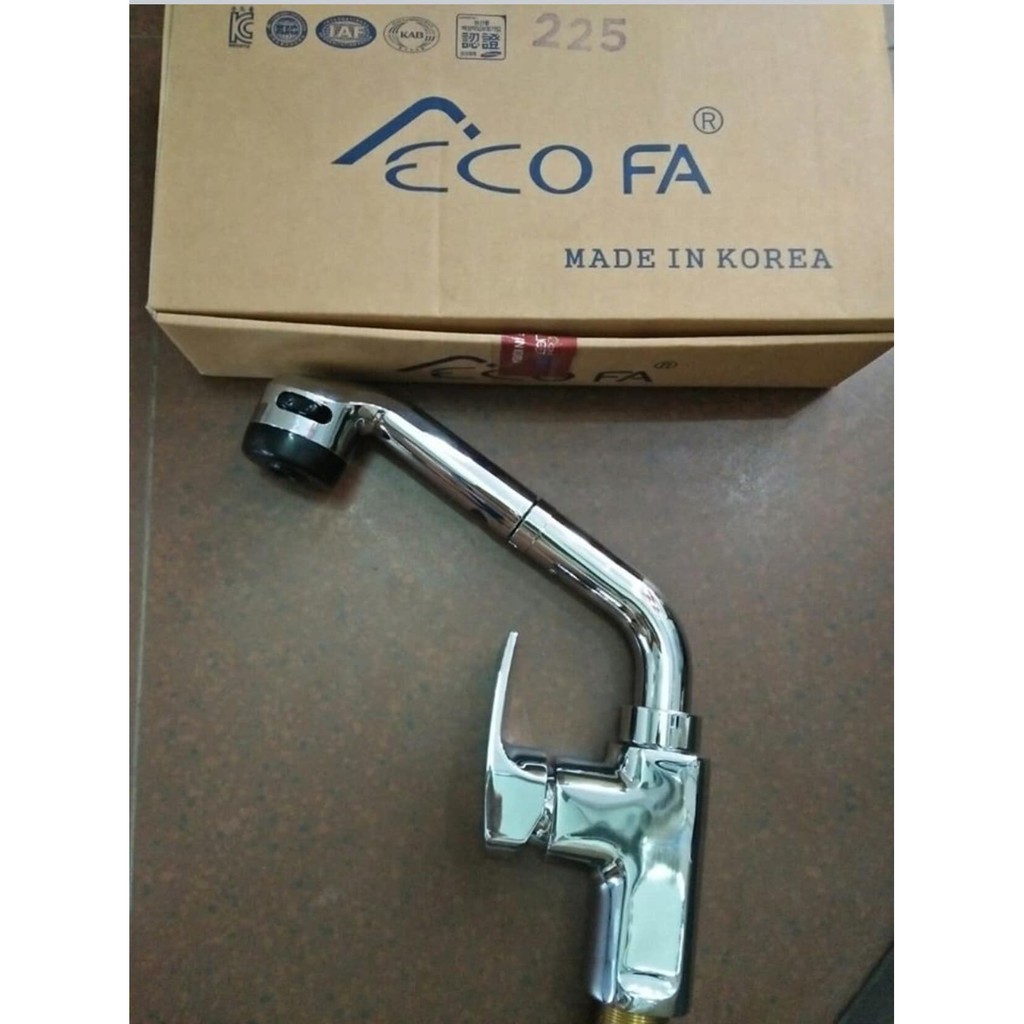 Mua Chậu rửa bát Cico Hàn Quốc 1 Hố DJUS-850P tặng vòi Vòi rửa bát Ecofa E-225 dây tút