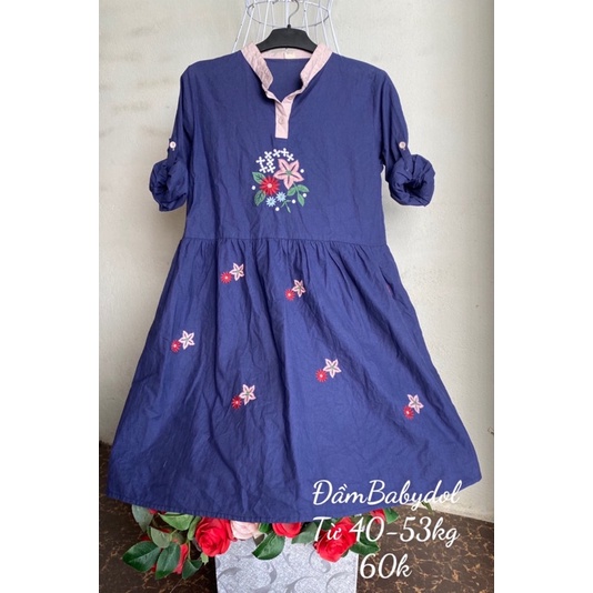 Đầm dáng xuông, babydol