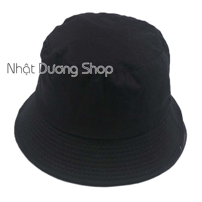Nón bucket tai bèo Let's Go Lala GoGo - Đen chất liệu Cotton đẹp, tạo cho sự thoải mái và thoáng mát