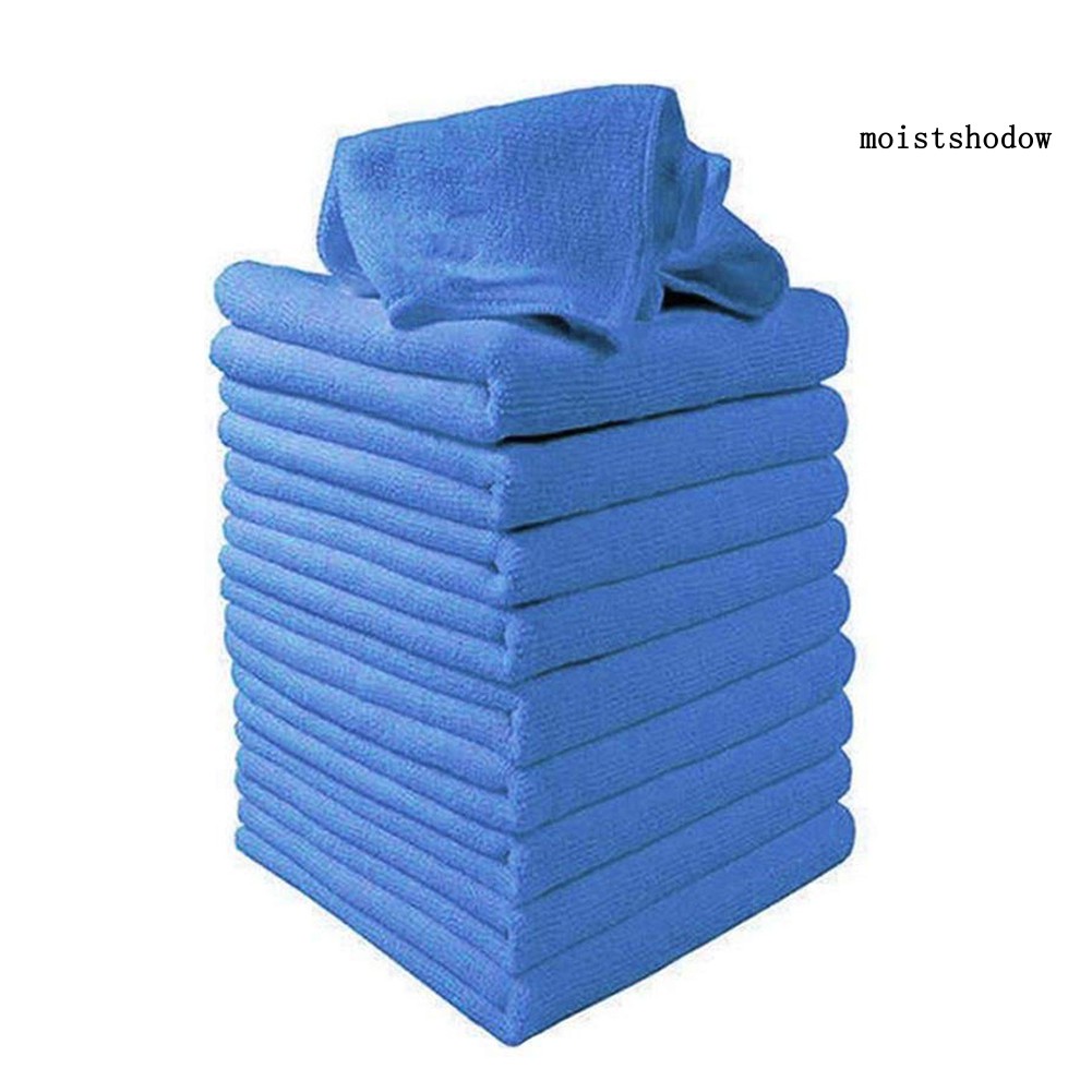 Set 10 Khăn Vi Sợi 25x25cm Dùng Để Lau Chùi Vệ Sinh Ô Tô Đa Năng Tiện Dụng