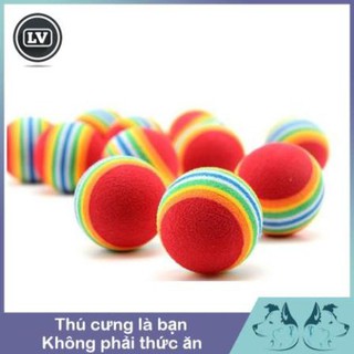 Bóng đồ chơi nhiều màu sắc cho mèo Phụ kiện Long Vũ