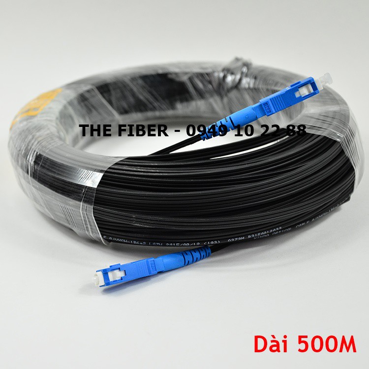 Dây Nhảy Quang Ngoài Trời SC/UPC-SC/UPC Dài 500m 1FO SM (FTTH)