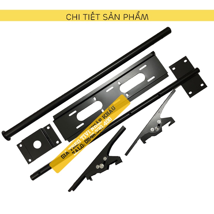 Giá treo tivi thả trần TR32 32 - 43 inch - Giá Treo Tivi Ngược Trần - Độ dài 1.5 mét - Độ nghiêng 15 độ