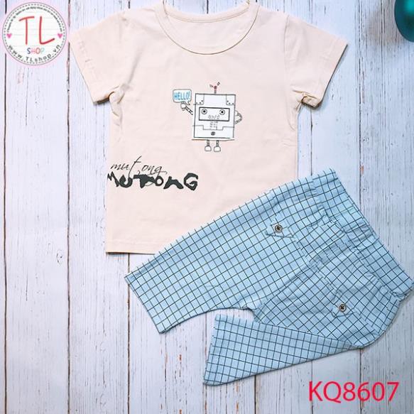 Thời trang trẻ em - Bộ áo quần râu hổ đáng yêu - bộ bé trai - bộ bé gái