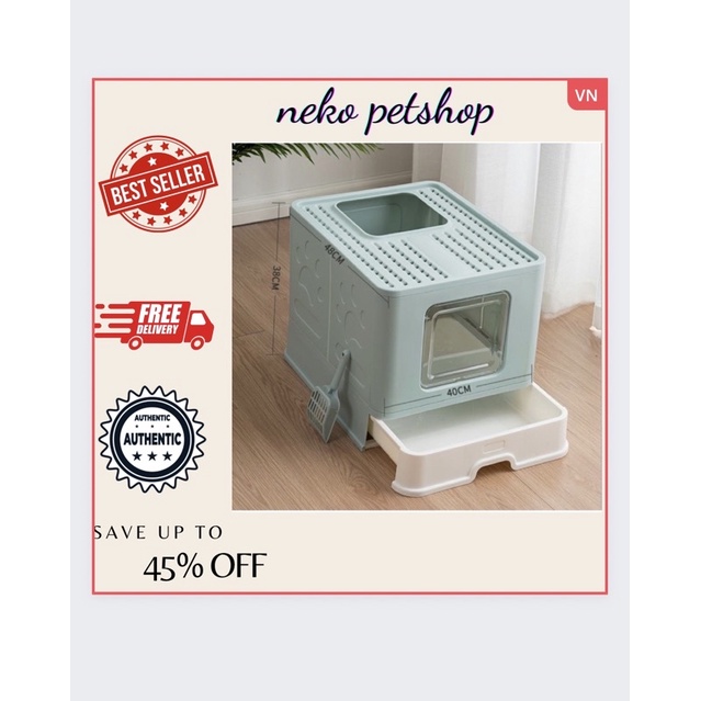 Nhà vệ sinh có ngăn kéo cao cấp chống văng cát 1H
