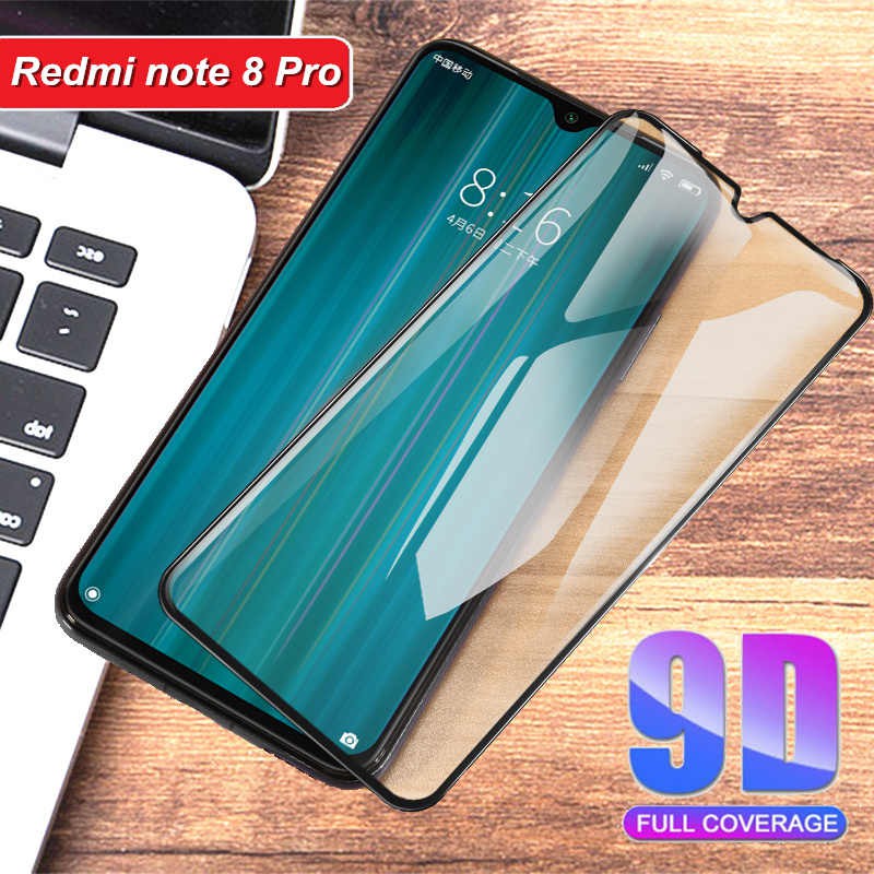 Kính Cường Lực Xiaomi Redmi Note 8 Pro 9D Full Keo Full Màn - Miếng Dán Màn HÌnh Cao Cấp - Màu Đen