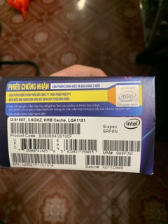 CPU chip core i3 9100f new box