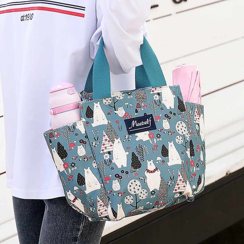Túi xách du lịch vải Canvas chống thấm nước cỡ lớn tiện dụng cho mẹ bỉm sữa
