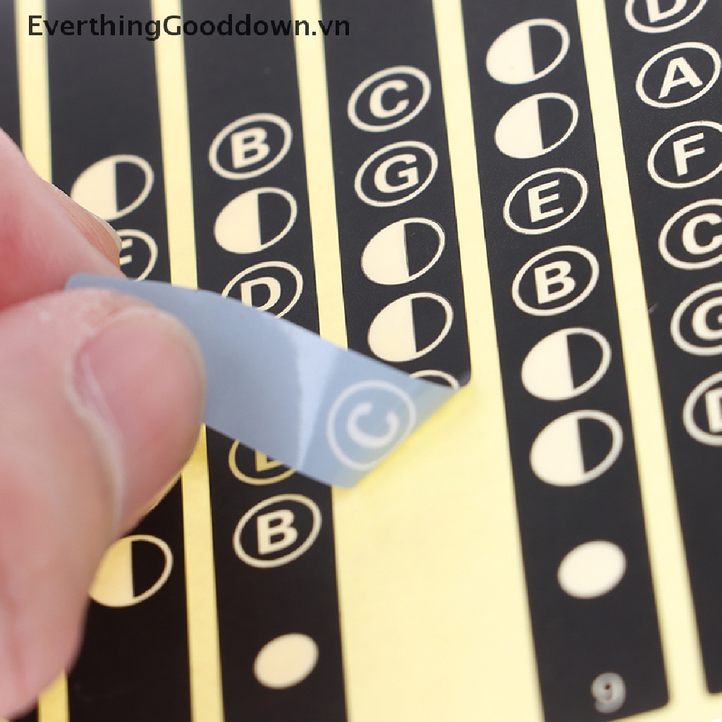 Everthinggooddown Sticker Ghi Chú Cho Đàn Guitar 6 Dây