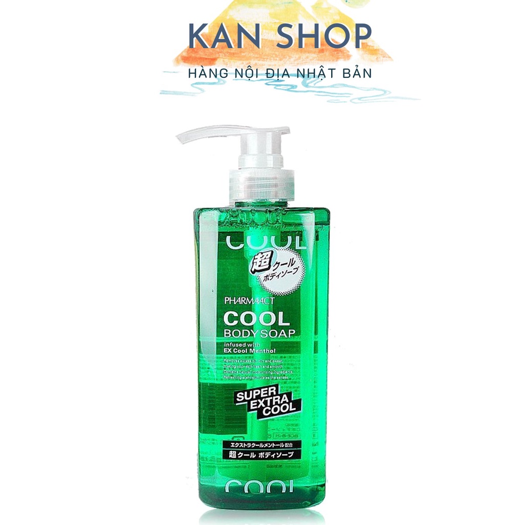 Sữa tắm mát lạnh Super Extra Cool 600ml dành cho nam