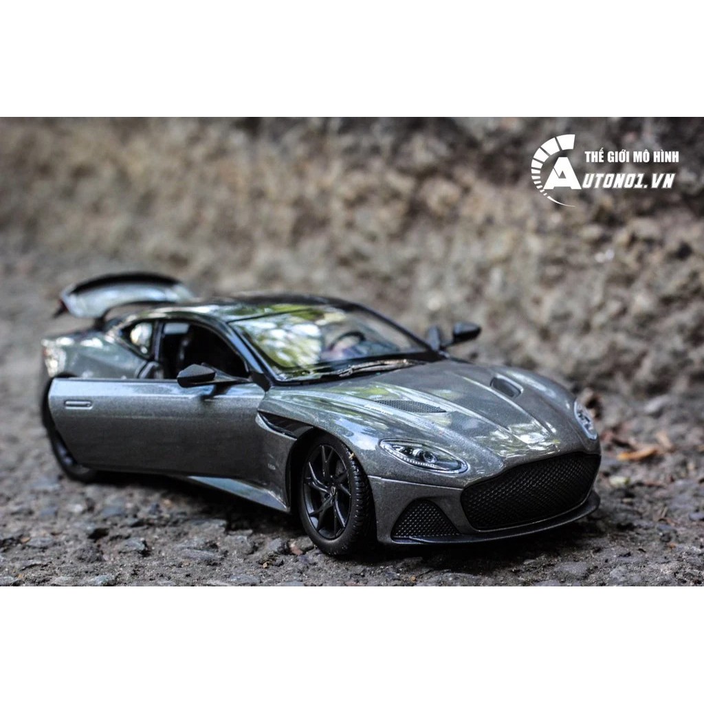 MÔ HÌNH XE ASTON MARTIN DBS SUPERLEGGERA GREY 1:24 WELLY 6890