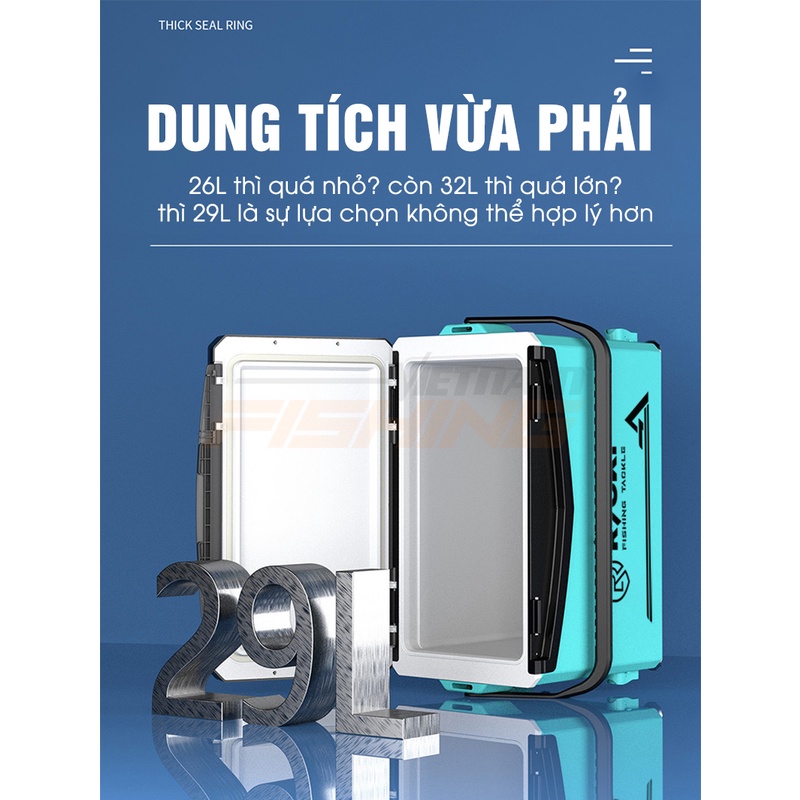 Thùng Câu RYUKI 29B - Thùng Đựng dụng cụ câu đài