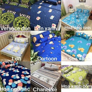 Bộ chăn ga gối hè đủ bộ ( 5 món)