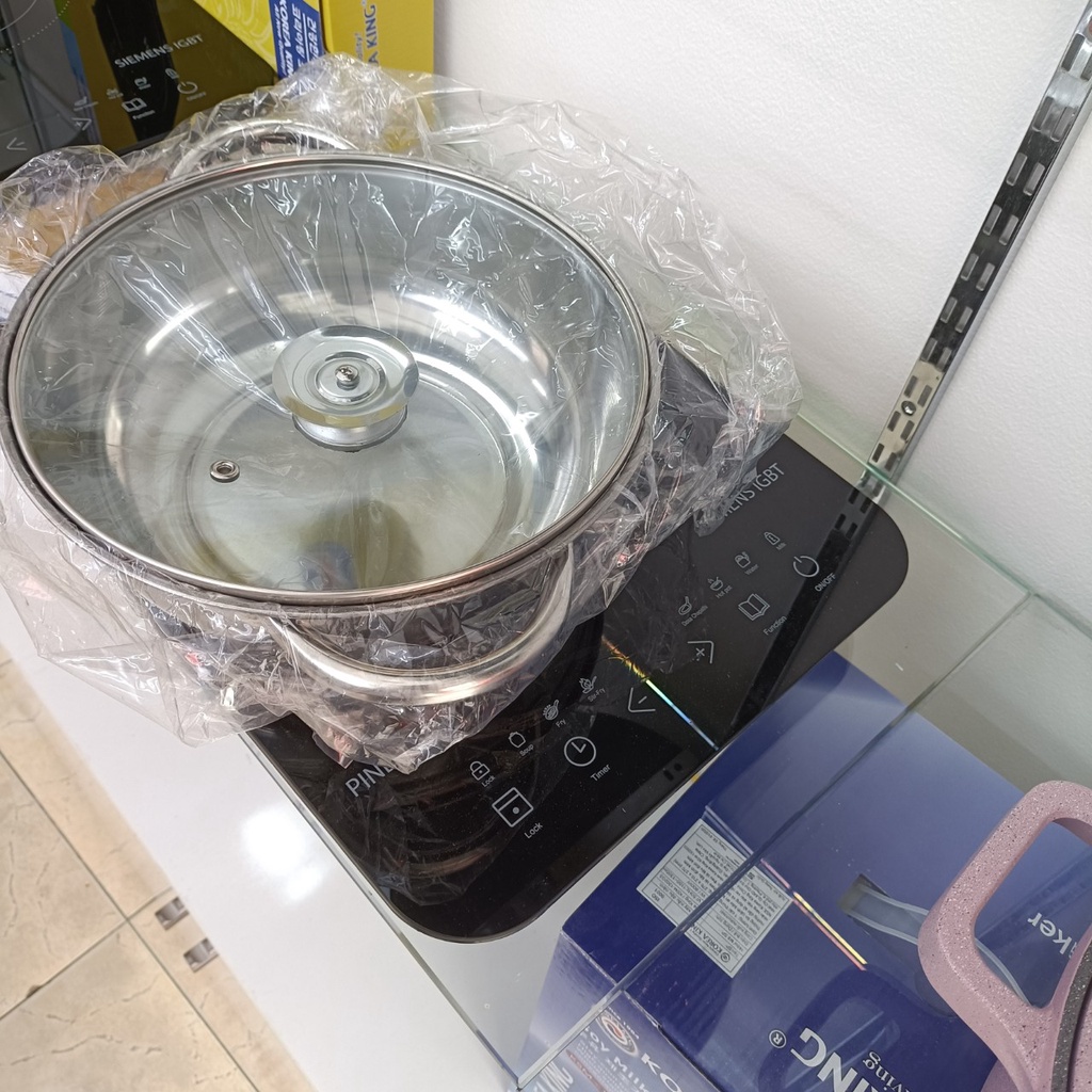 Bếp Từ đơn mini Công suất 1800W, 2000W Cảm ứng Korea King Hàn Quốc T34, T39 Thay bếp gas trong nhà bêp khóa an toàn trẻ