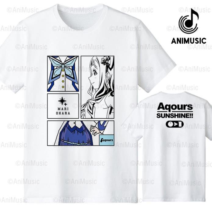 Áo thun Love Live Sunshine Aqours Mari ngắn tay