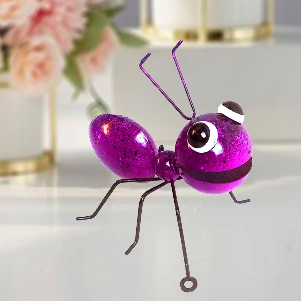 [Dolity2] Bức Tượng Điêu Khắc Treo Tường Trang Trí Sân Vườn Hình Kiến Bằng Kim Loại