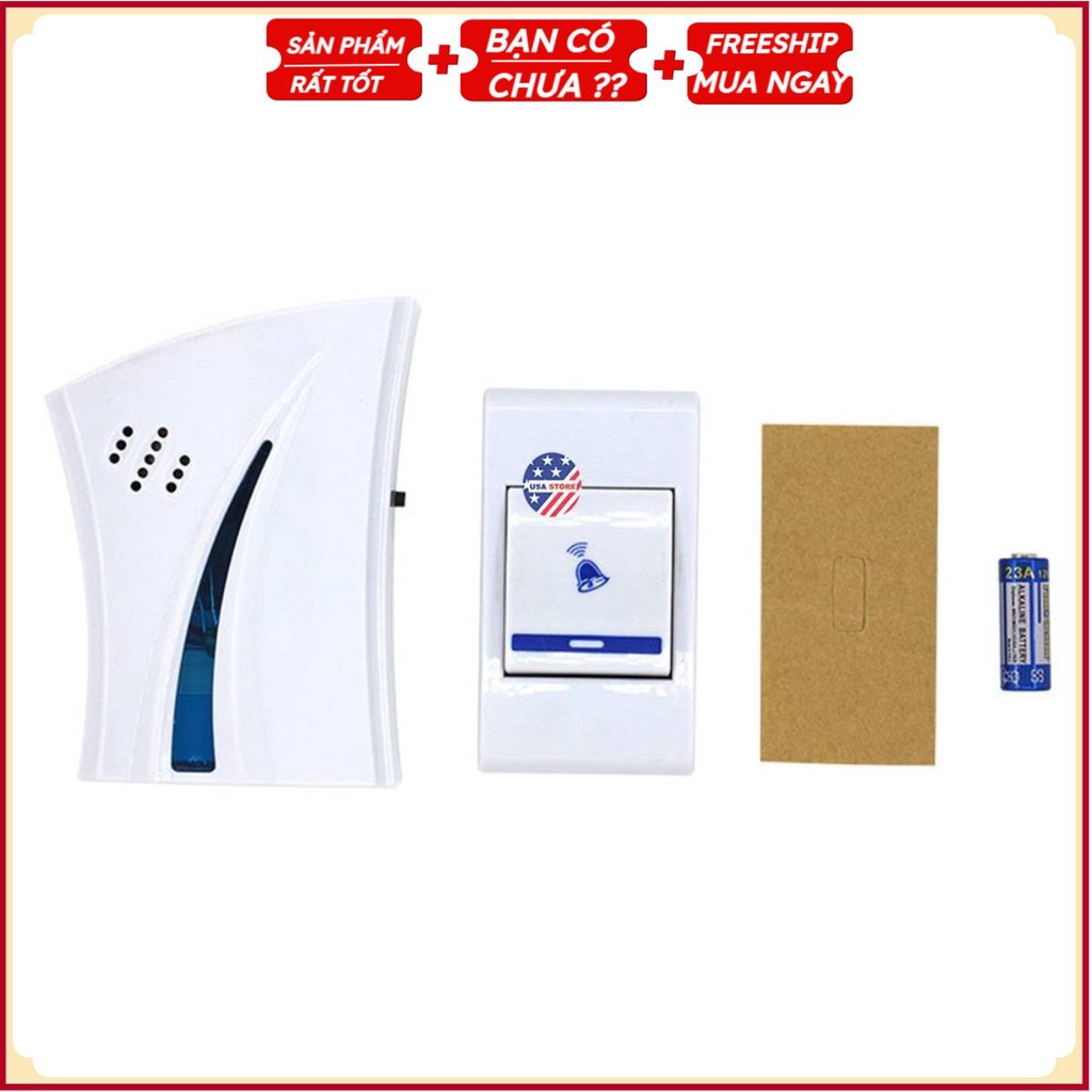 BH 2 Tháng - Chuông Cửa Không Dây Hira Sao Chổi - Hệ thống nhà thông minh