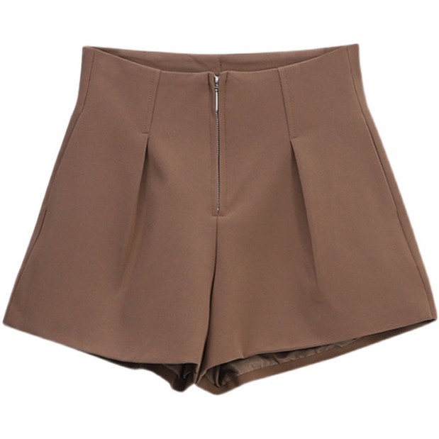 Quần Short Nữ Lưng Cao Khóa Giữa Mẫu Mới Cho Chị Em