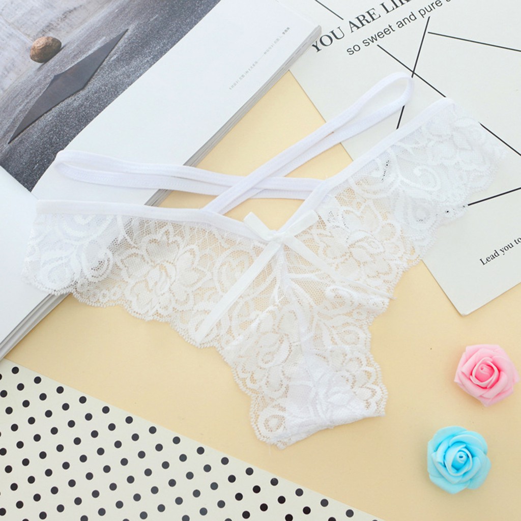 Quần lót ren nữ phối dây gợi cảm - chất liệu ren mềm mịn - Quần Lót Ren - Underwear - Mẫu Mới DNL018 | BigBuy360 - bigbuy360.vn