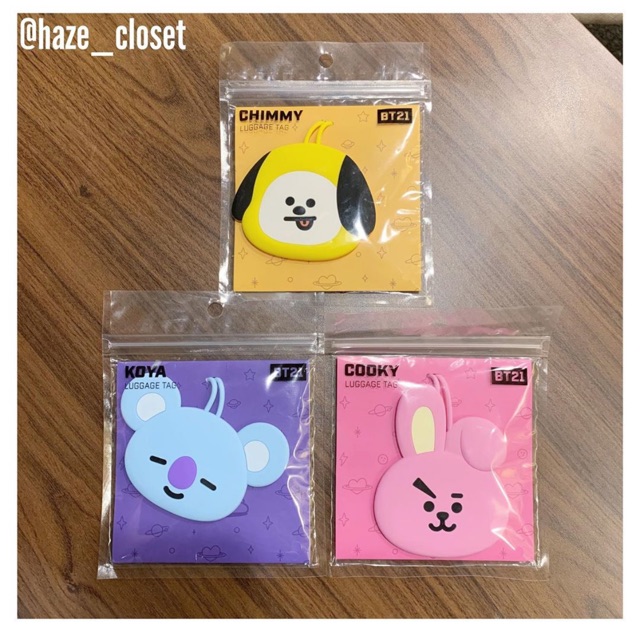 Tag treo túi,vali | Luggage tag BT21 Official