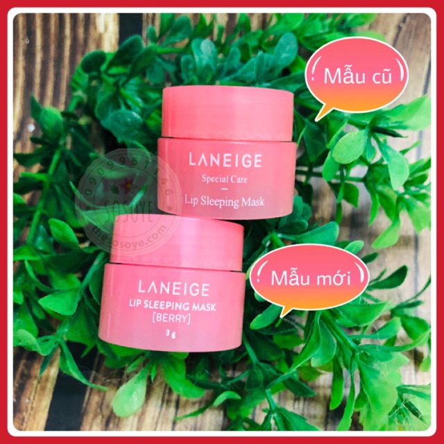 Mặt Nạ Ngủ Dưỡng Môi Mềm Mịn Laneige Lip Sleeping Mask Berry Mini 3g (Mẫu 2020)