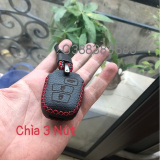 [Da Bò Chính Thống] Bao Da Chìa Khóa Cơ Xe TOYOTA VIOS... Da bò nhiều màu sắc...