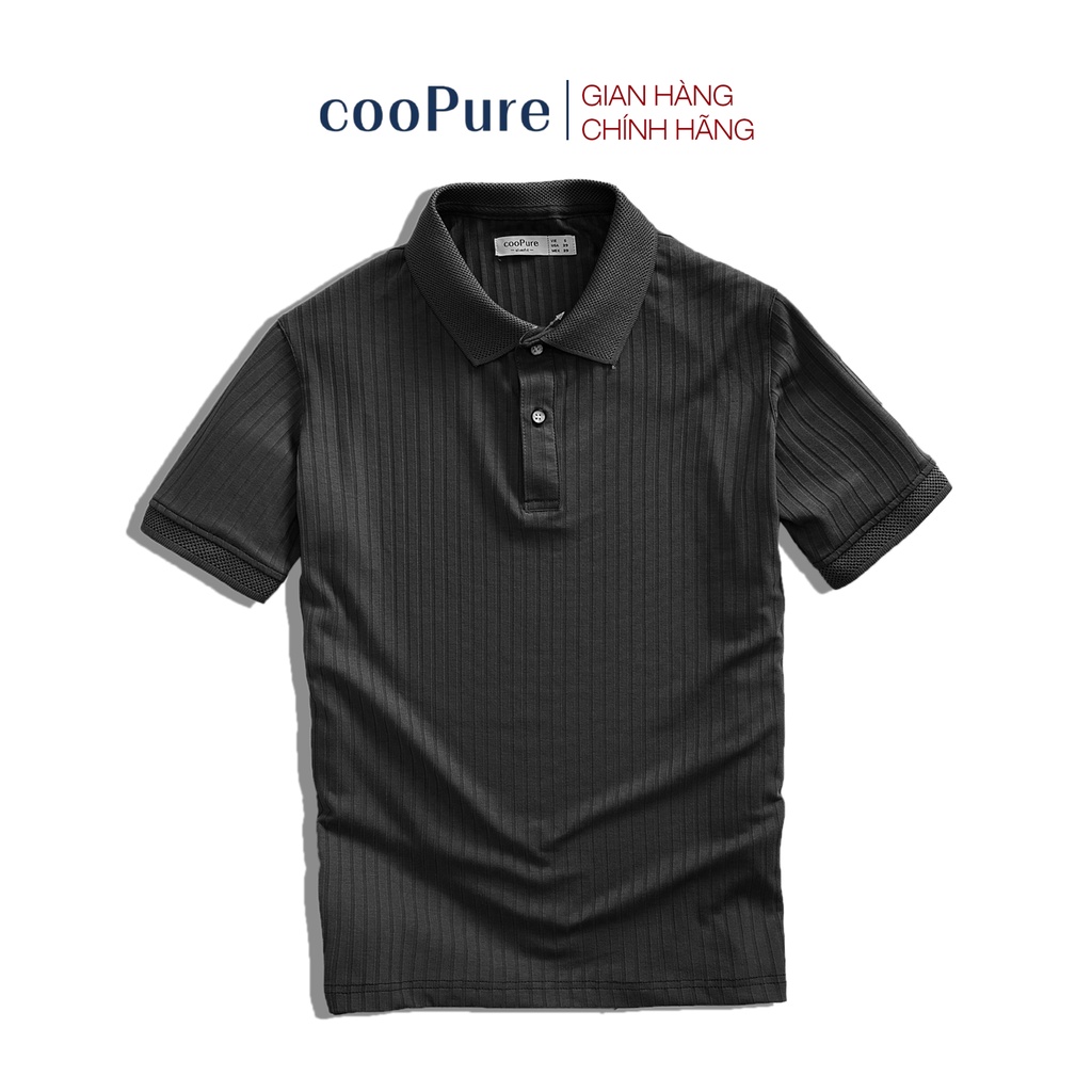 Áo thun polo nam cooPure, chất liệu len sweater thoáng mát, thiết kế cách điệu NO.9116 (6 màu)
