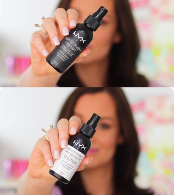 Hàng Mỹ. Xít khoá nền lớp trang điểm . NYX Dewy- Matte Finish Long Lasting Setting Spray.60 ml | BigBuy360 - bigbuy360.vn