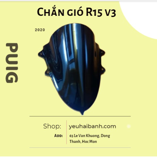 Chắn Gió PUIG [Hàng đẹp] - R15 v3