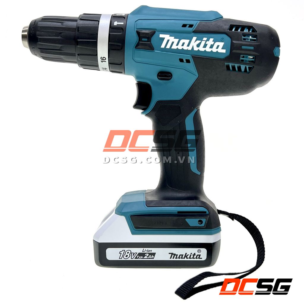 Máy khoan búa và vặn vít dùng pin Li-Ion G 18V Makita HP488DWAE | DCSG