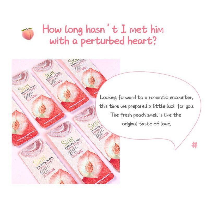 TẨY TẾ BÀO ĐÀO ARBUTIN DƯỠNG TRẮNG HỒNG LÀN DA TRAVEL SIZE 3G