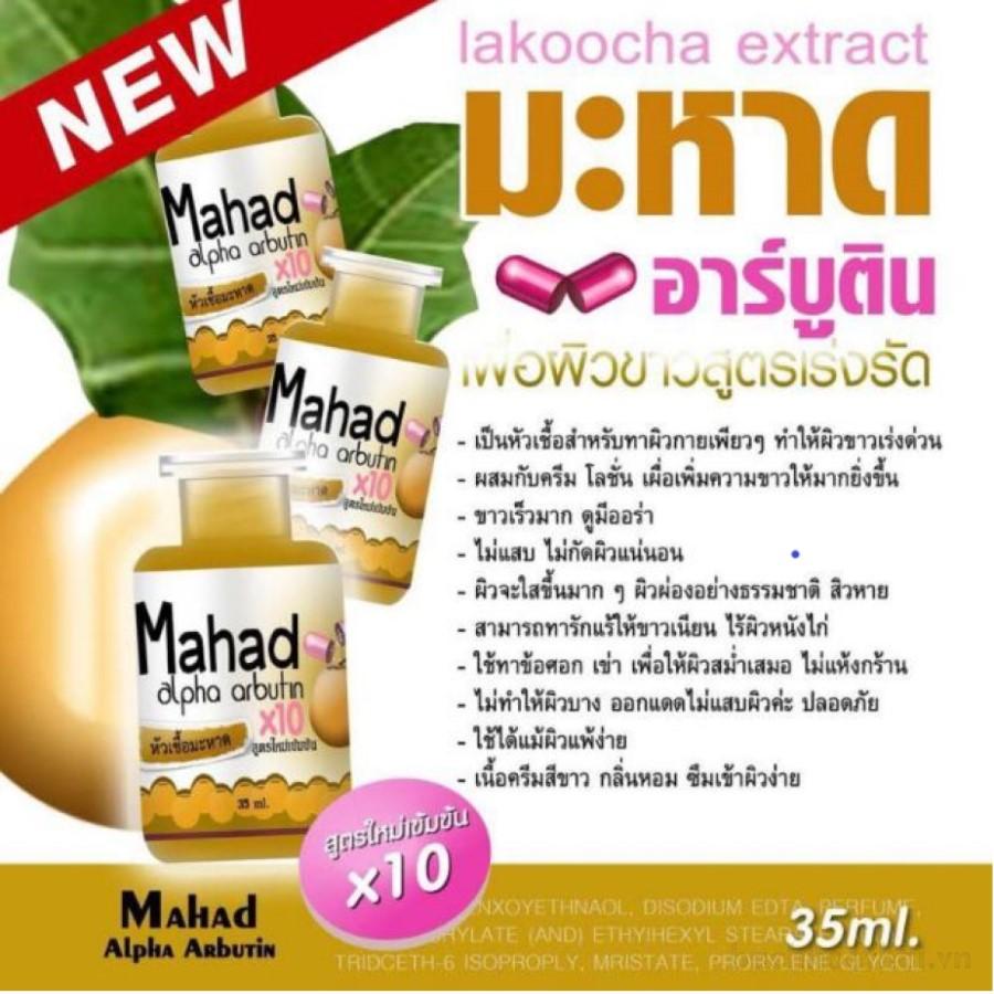 Serum dưỡng trắʼng da Mahad Alpha Arbutin X10 Thái Lan 1 chai